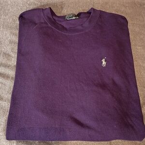Polo by Ralph Lauren Deep Purple Crewneck Sweater